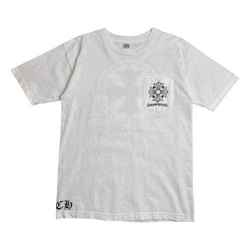 Vintage Chrome Hearts Cross Stamp Pocket Tee White | Vintage Clothing Store Canada