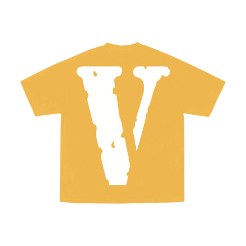 Vlone x Youngboy Peace Hardly Tee Yellow | Vintage Clothing Store Canada