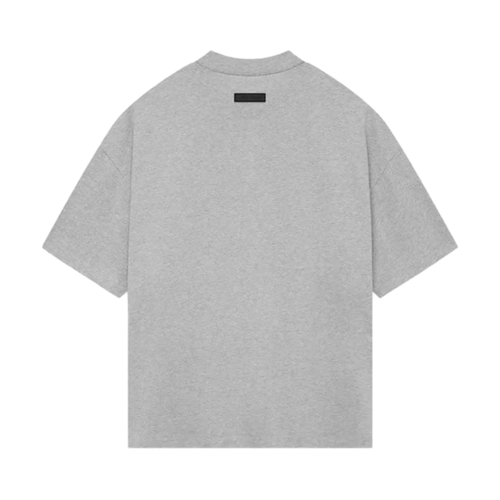 Fear of God Essentials Heavy Jersey Crewneck Tee Light Heather Grey | Vintage Clothing Store Canada