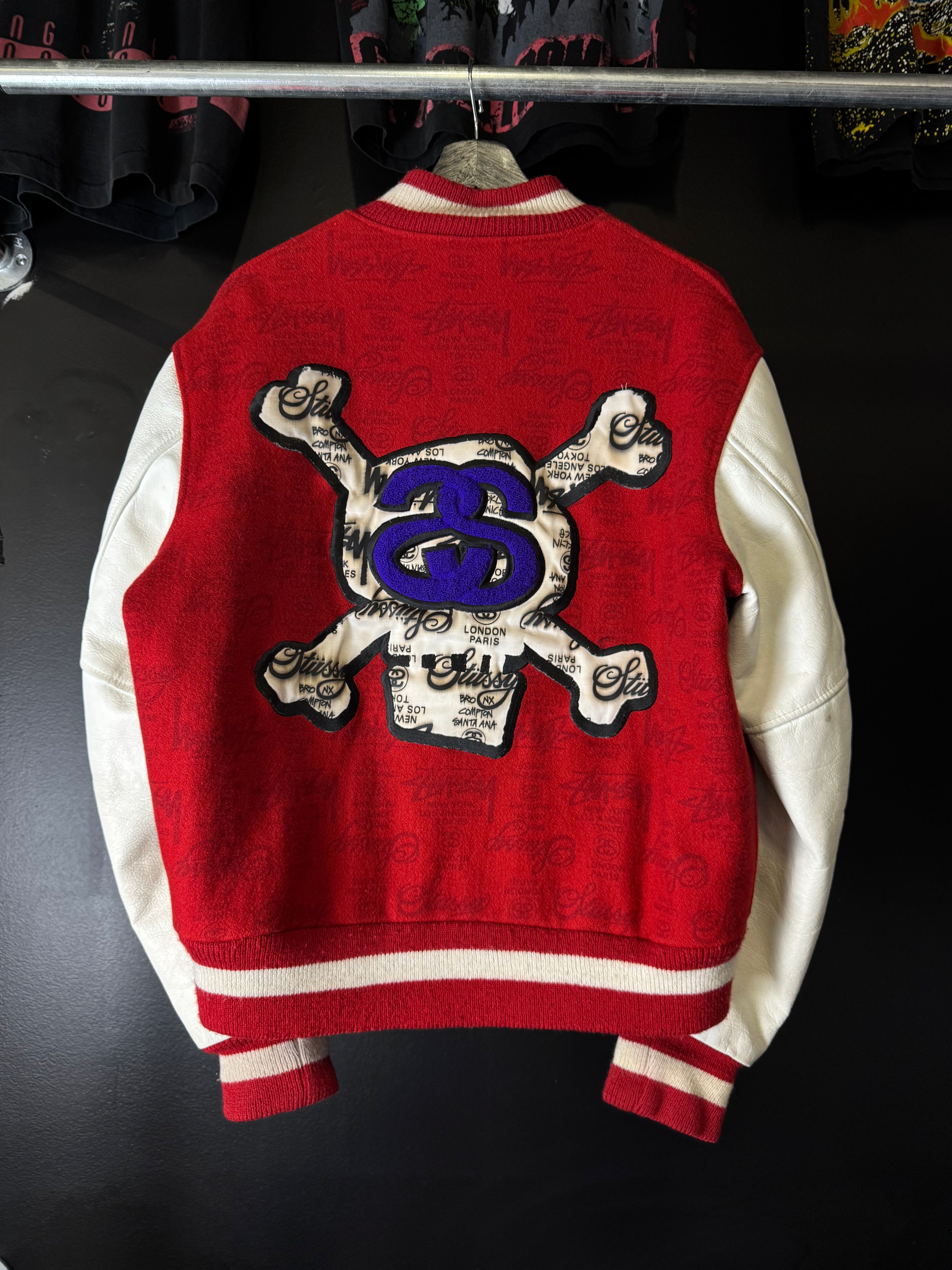Vintage Stussy world tour varsity jacket #783/1000