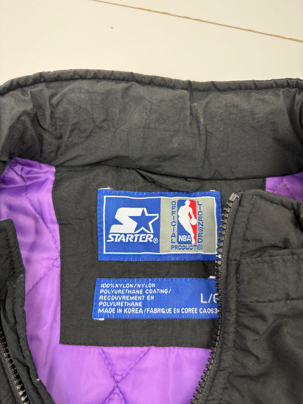 Vintage 1994 Toronto Raptors Starter Jacket Black