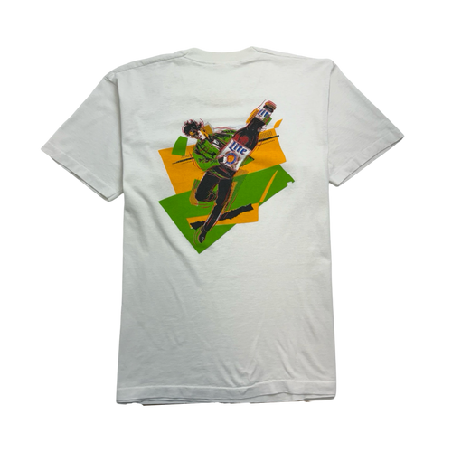 (L) Vintage 90s Lite Beer Rock A Rama Tee White | Vintage Clothing Store Canada