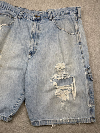 WRG Jean Co. Distressed Carpenter Denim Shorts