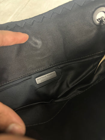 Bottega Veneta Intrecciato Duo Bag Black