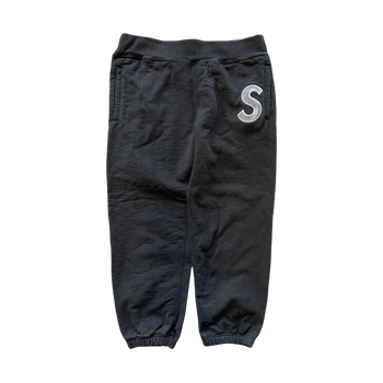 Supreme S Logo Sweatpants FW24 Black (USED)