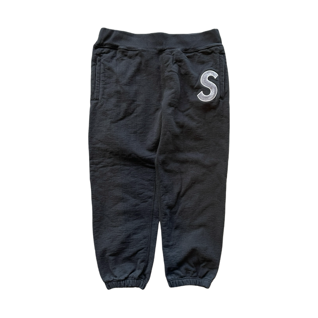 Supreme S Logo Sweatpants FW24 Black (USED)