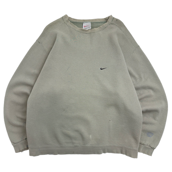 Vintage 1990's Nike Side Swoosh Sweatshirt Pistachio Green