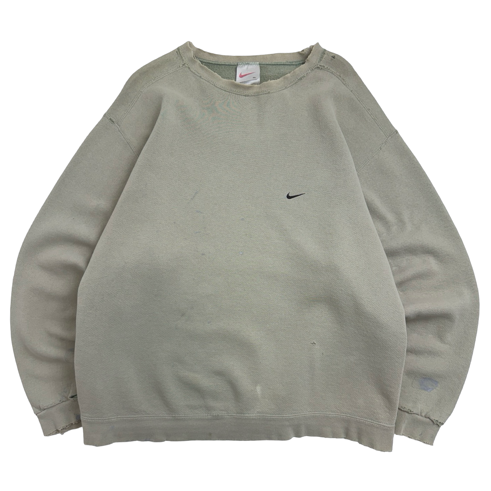 Vintage 1990's Nike Side Swoosh Sweatshirt Pistachio Green