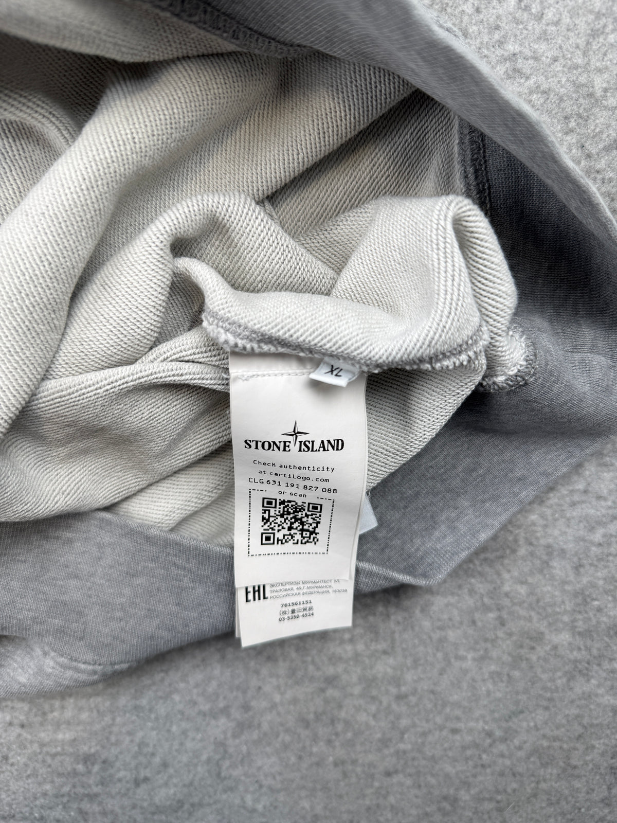 Stone Island Pocket Logo Sweatshirt Grey (USED)