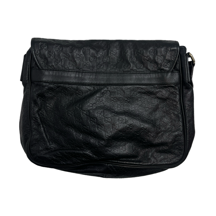 Gucci Monogram Messenger Bag Black | Vitnage Clothing Store Canada