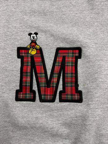 (L) Vintage Mickey Mouse Sweatshirt Grey