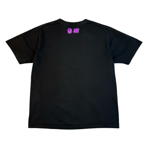 BAPE x Undefeated Unbalanced Tee Black/Multi (USED) | Vintage Clothing Store Canada