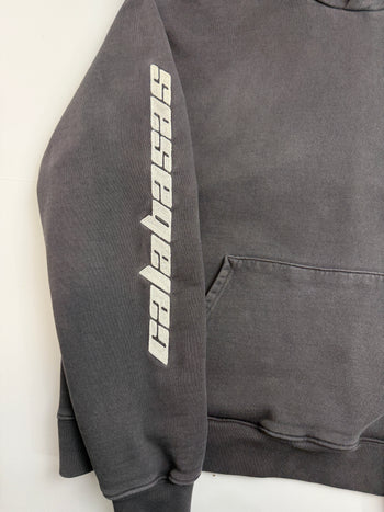 Yeezy Season 5 Calabasas Embroidered Hoodie Dark Grey (USED)
