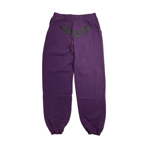 Sp5der Sweatpants 'Dark Purple' | Vintage Clothing Store Canada