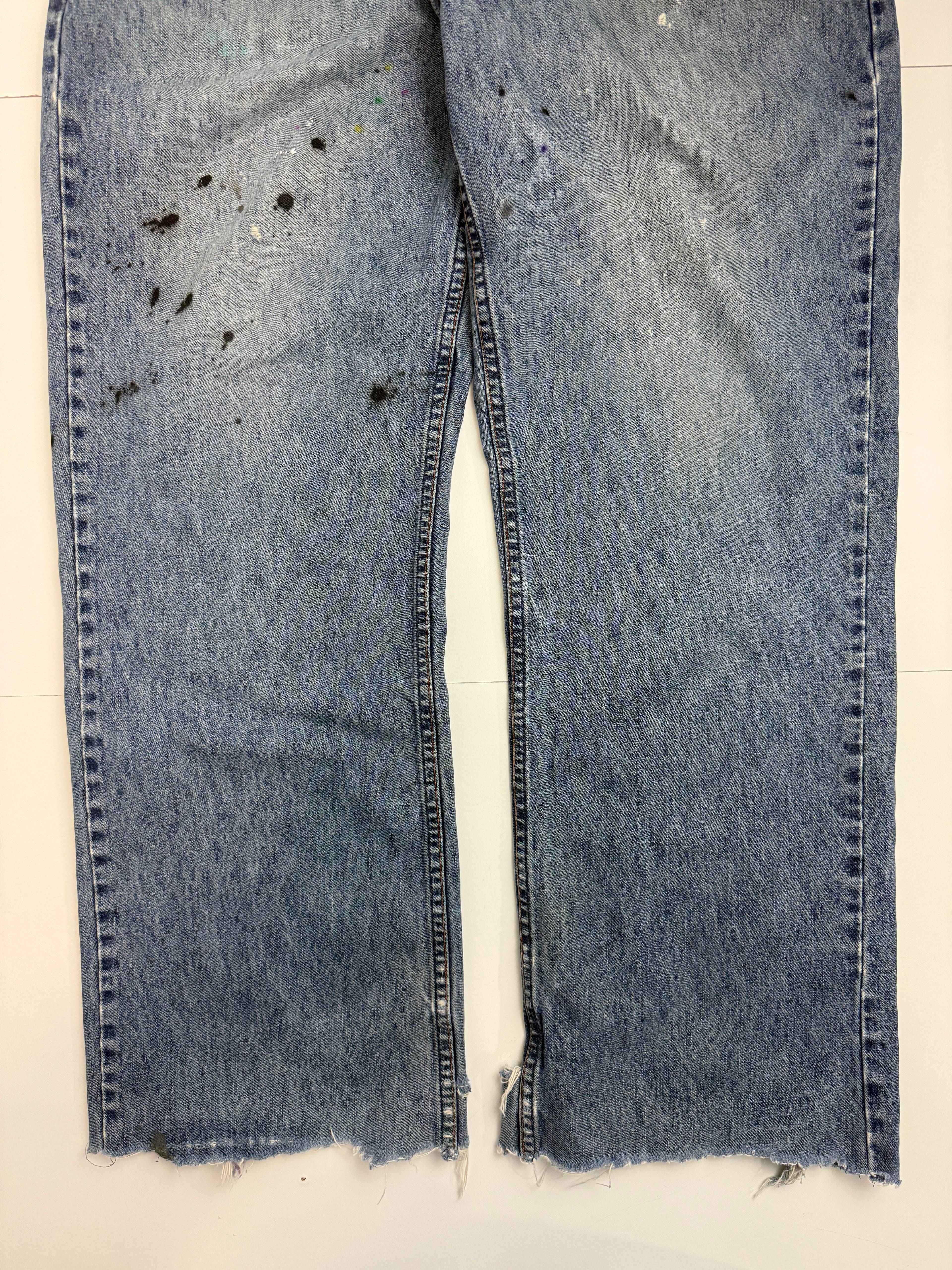 Blind Distressed Paint Splatter Denim Pants