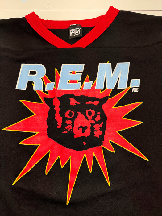 (XL) Vintage R.E.M Jersey Black | Vitnage Clothing Store Canada