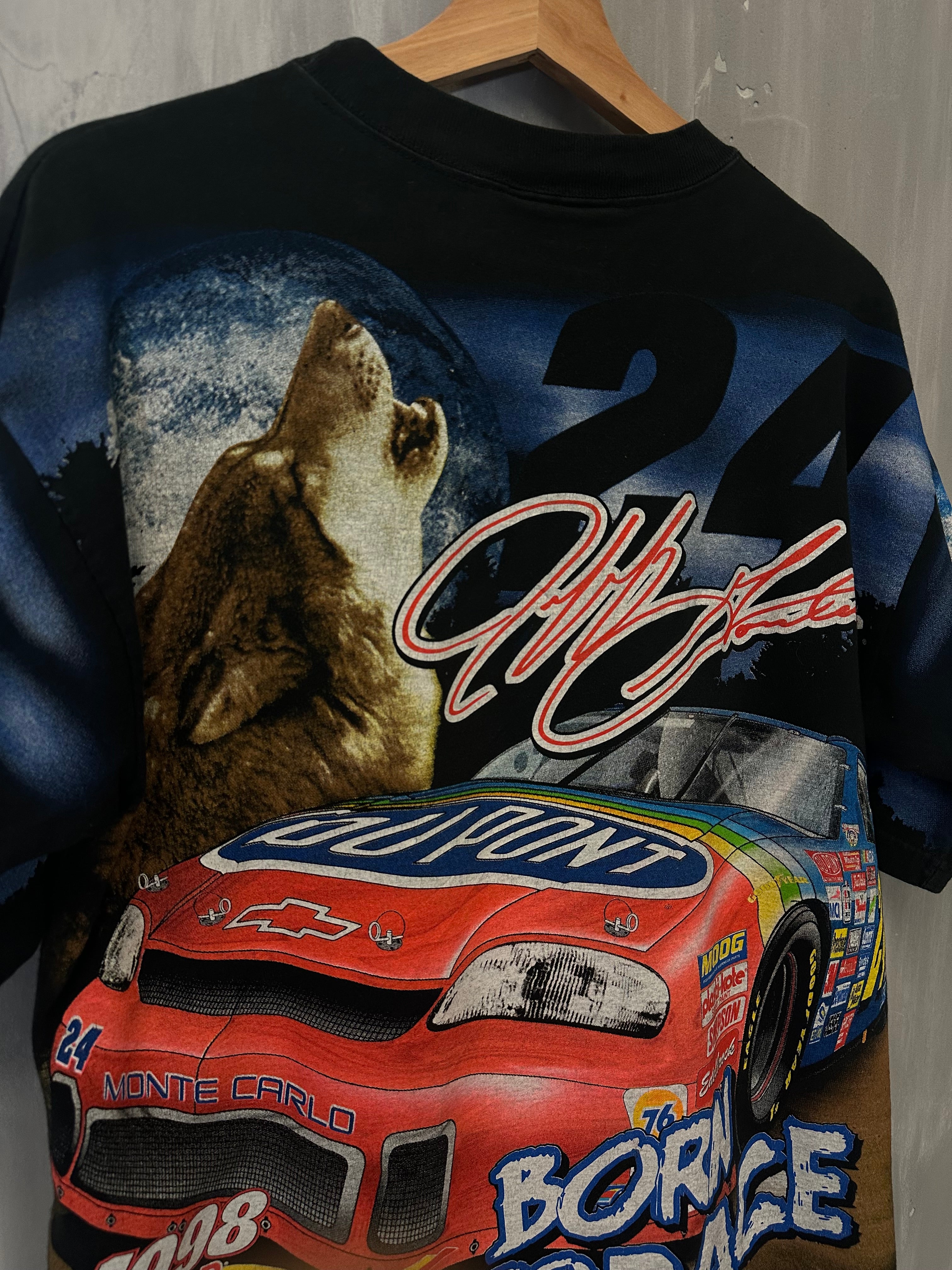 Vintage '98 Nascar AOP Tee Black