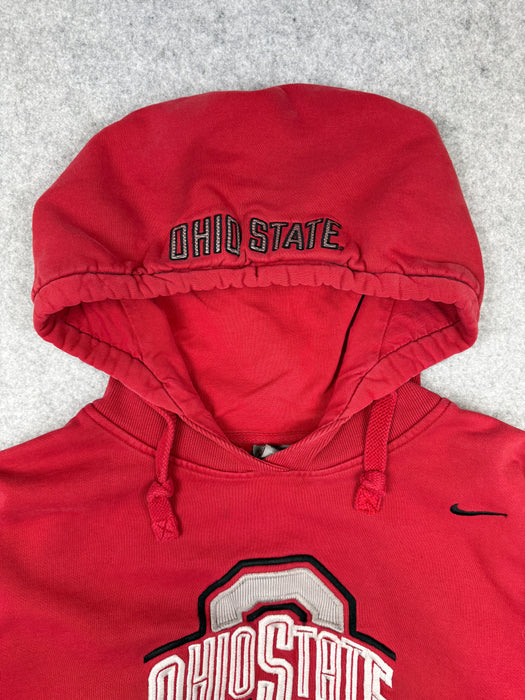 Vintage Nike Ohio State Hoodie Red | Vitnage Clothing Store Canada