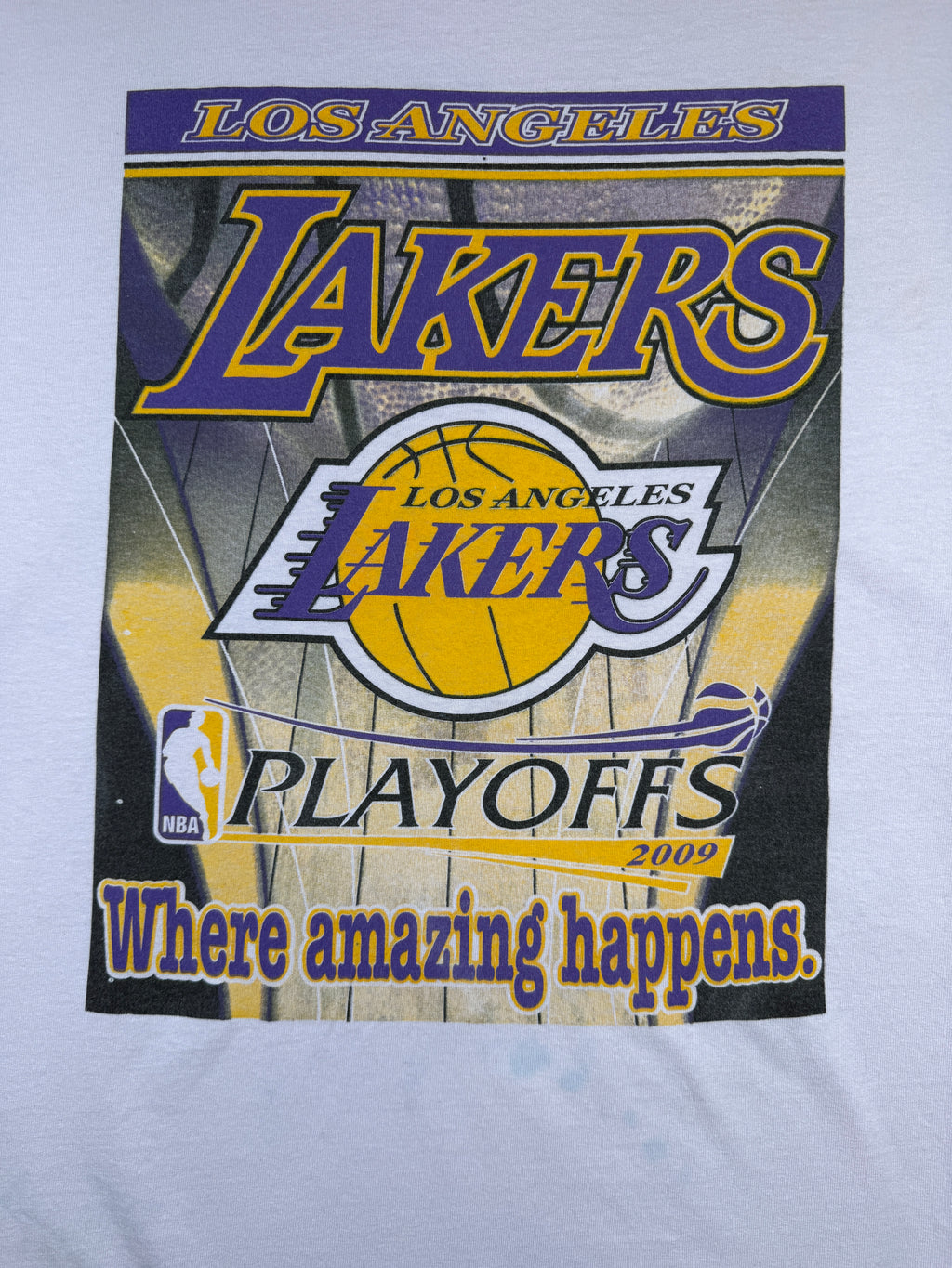 2009 Los Angeles Lakers Pacific Division Champions Tee Pink
