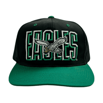 Vintage Philadelphia Eagles Snapback Hat Black