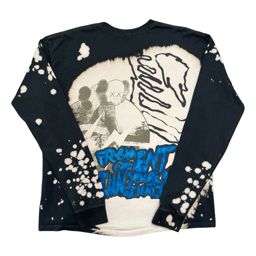 Travis Scott Cactus Jack x Kaws For Fragment L/S Tee Multi Grey (USED) | Vintage Clothing Store Canada