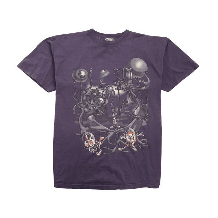 (L) Vintage '98 Looney Tunes Tee Purple | Vitnage Clothing Store Canada