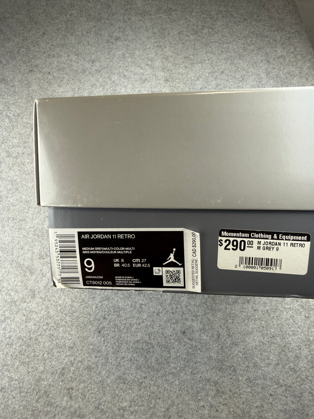 Air Jordan 11 Retro Cool Grey 2021 (USED)