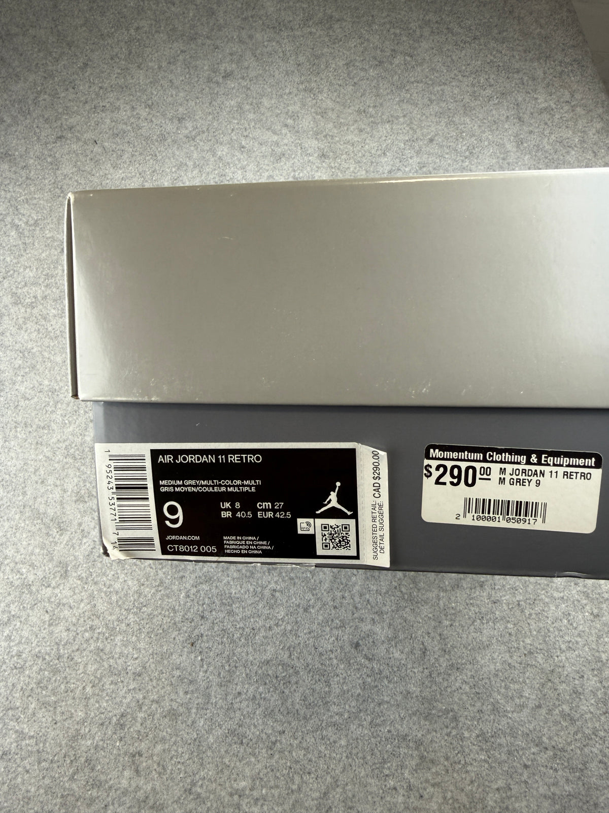 Air Jordan 11 Retro Cool Grey 2021 (USED)