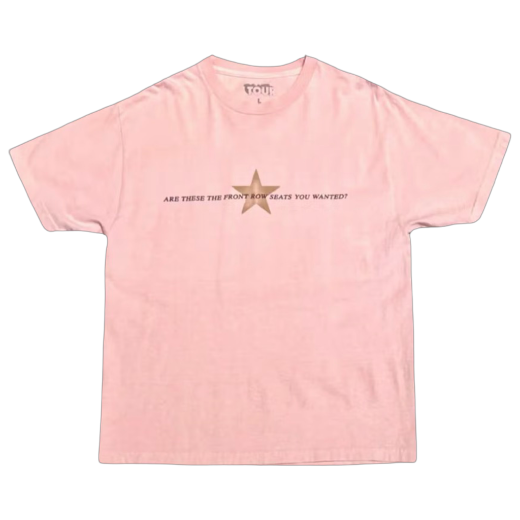 Travis Scott Circus Maximus Pink Star Tee Pink