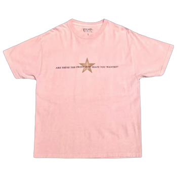 Travis Scott Circus Maximus Pink Star Tee Pink