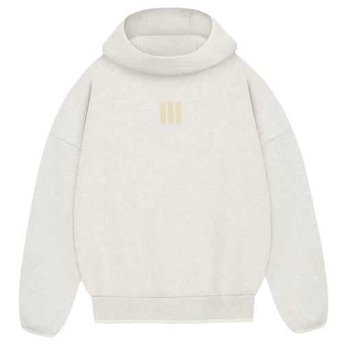 Fear of God Athletics Heavy Fleece Hoodie Oatmeal Heather | Vintage Clothing Store Canada