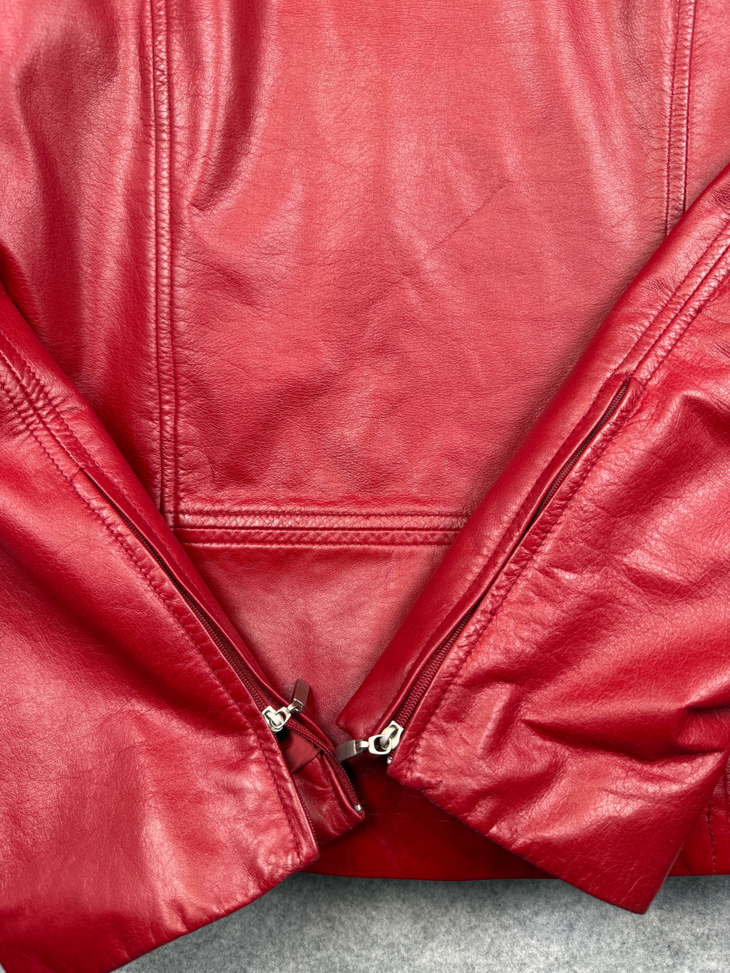 Women’s Vintage Danier Leather Jacket Red (USED)