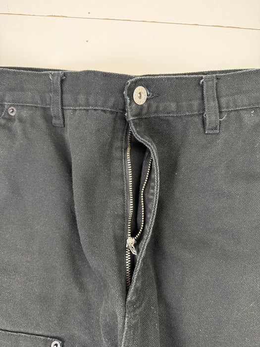 Stussy Double Knee Carpenter Pants Black (USED) | Vitnage Clothing Store Canada
