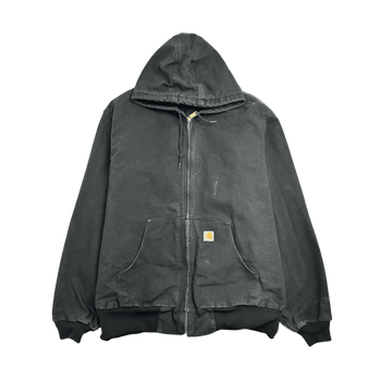 Vintage Carhartt Zip Up Hooded Jacket Black