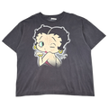Betty Boop Blowing A Kiss Tee Black