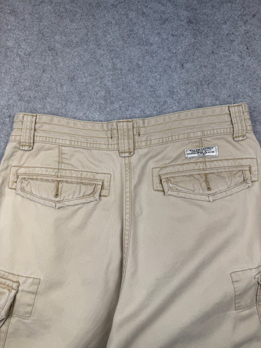 Polo Ralph Lauren Cargo Shorts Beige | Vitnage Clothing Store Canada