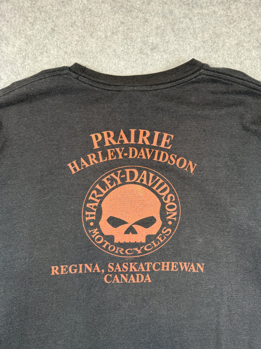 Harley Davidson Genuine Motors Regina L/S Tee Black | Vitnage Clothing Store Canada