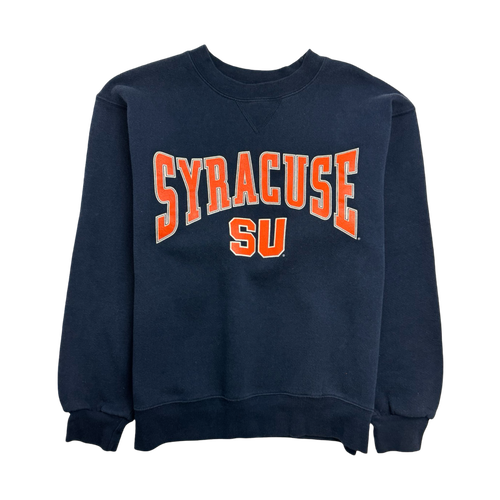 (S) Vintage 90s Syracuse University Sweatshirt Navy | Vintage Clothing Store Canada