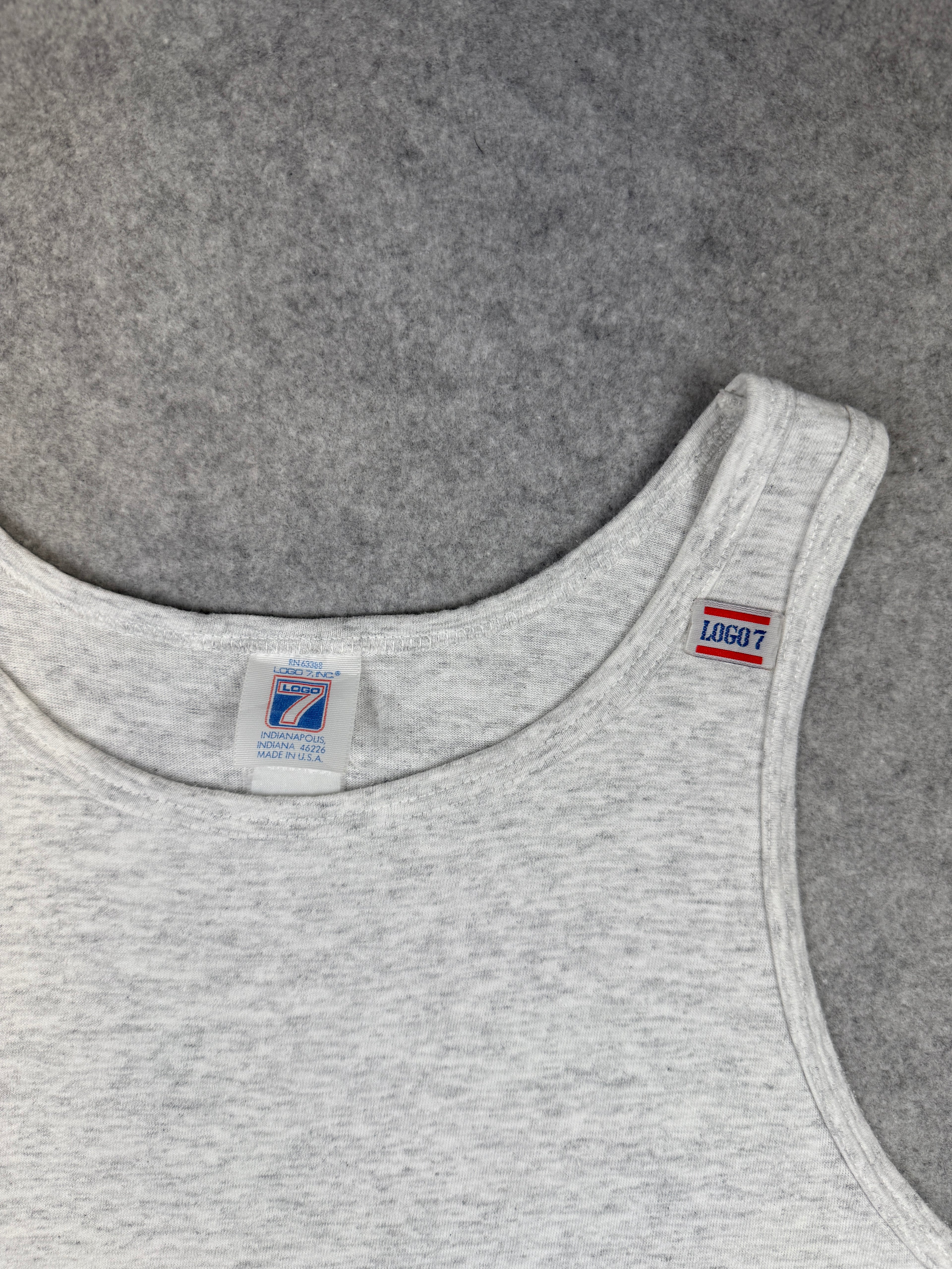 Vintage Chicago Bulls 1991 World Champions Tank Top Grey