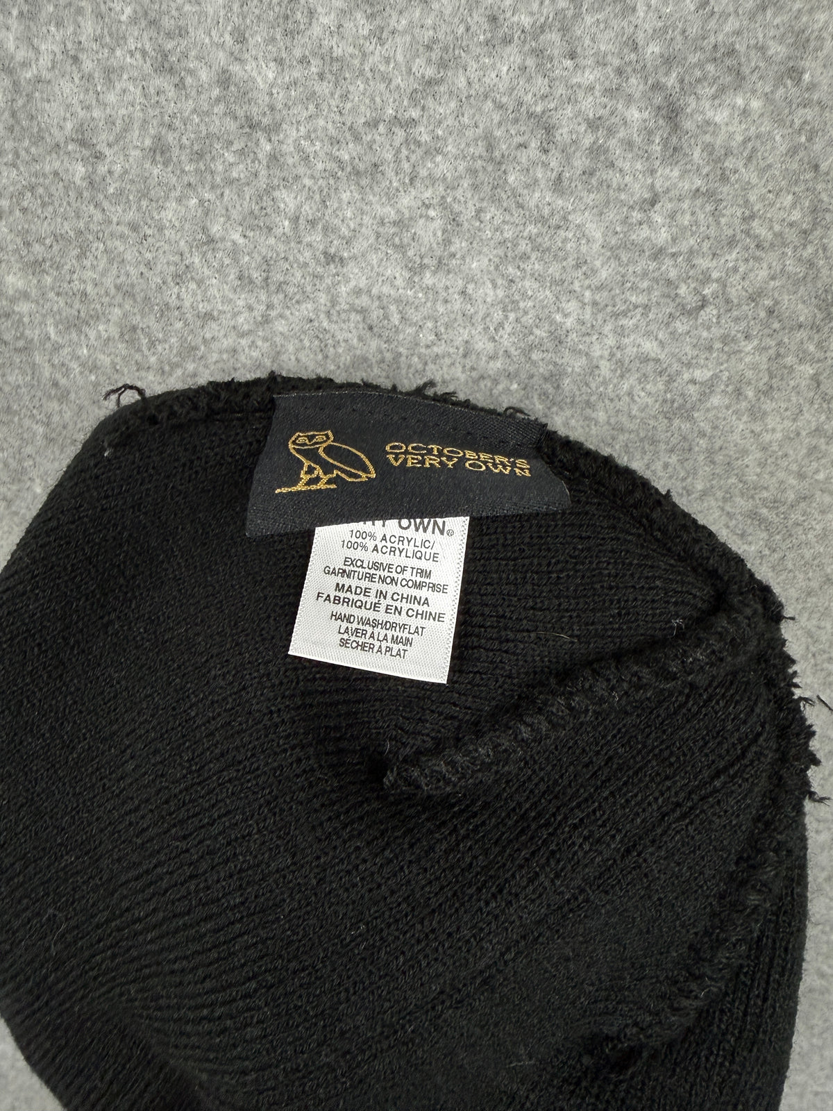 OVO Script Beanie Black (USED)