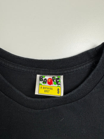 BAPE Colours College Head Tee Black (USED)