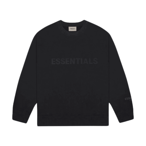 Fear Of God Essentials Crewneck Applique Logo Dark Slate/Stretch Limo/Black | Vintage Clothing Store Canada