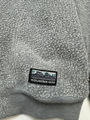 (XL) Vintage Mountain Gear Zip-Up Fleece Grey