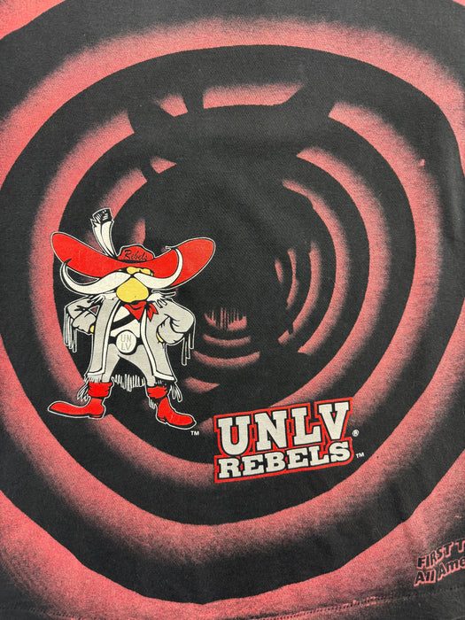 (L) Vintage 90s UNLV Rebels Tee Black | Vitnage Clothing Store Canada