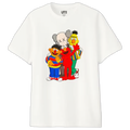 Kaws x Uniqlo Sesame Street Group Tee White