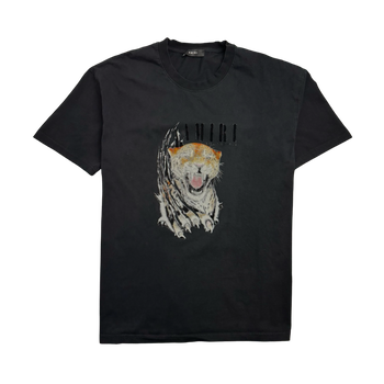 Amiri Tiger Head Logo Tee Black (USED)