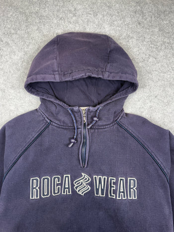 Vintage Roca Wear Hoodie Blue
