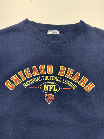 (M) Vintage NFL Chicago Bears Sweatshirts Navy