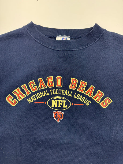 (M) Vintage NFL Chicago Bears Sweatshirts Navy | Vitnage Clothing Store Canada