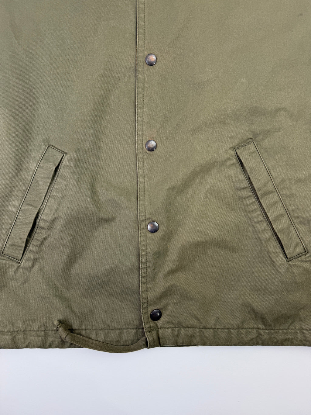 Stussy Canvas Coach Jacket Olive (USED)